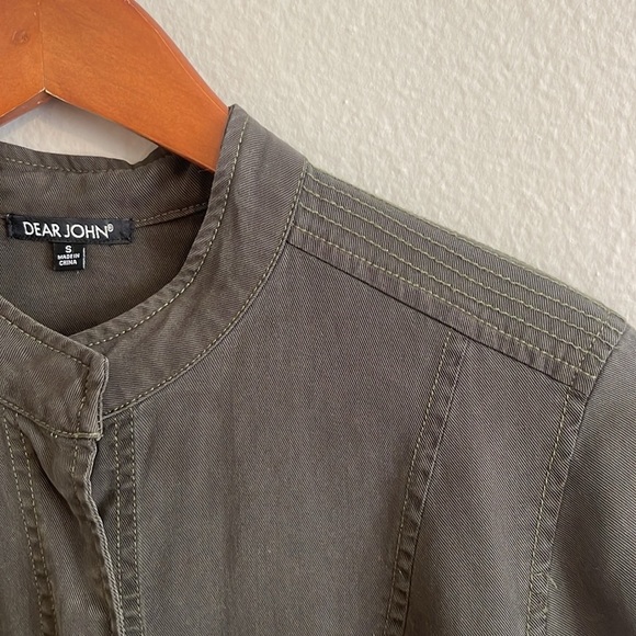 DEAR JOHN DENIM | Jacket | Sz S. Dear John Utility Olive Hunter Green Jacket - Picture 11 of 16